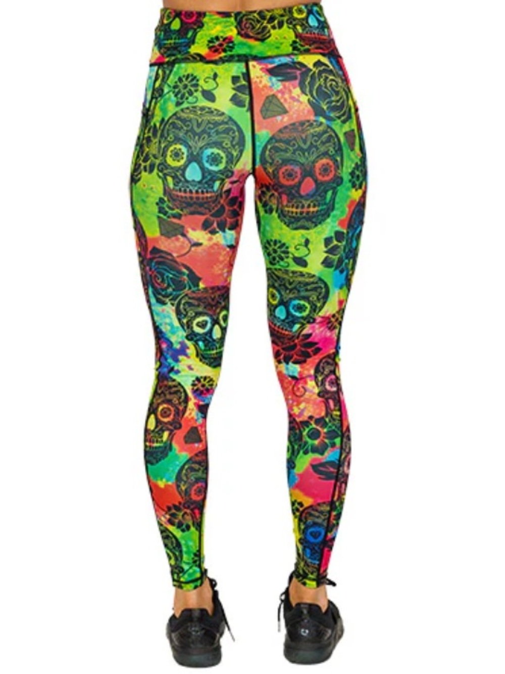 Constantly Varied Gear TIE DYE SKULL LEGGINGS Medium - Picture 3 of 16